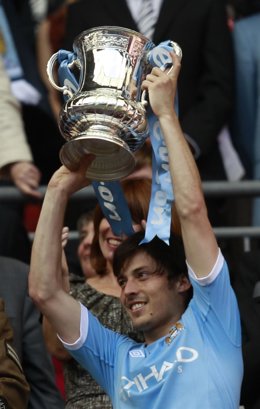 David Silva Con La FA Cup