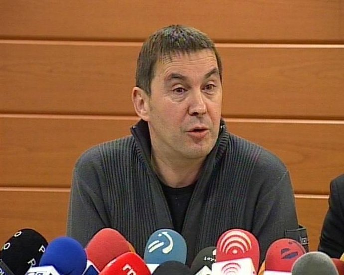 Rueda de prensa de Arnaldo Otegi en Bilbao