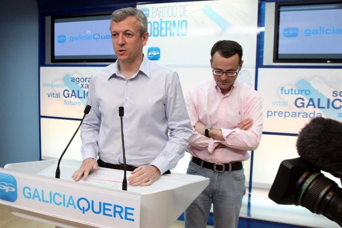 El secretario general del PPdeG, Alfonso Rueda, hace balance de la primera seman