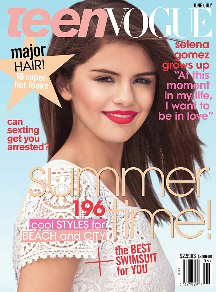 Selena Gomez En La Portada De Teen Vogue
