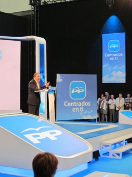 Juan Vicente Herrera, En El Transcurso De Un Mitin En Valladolid