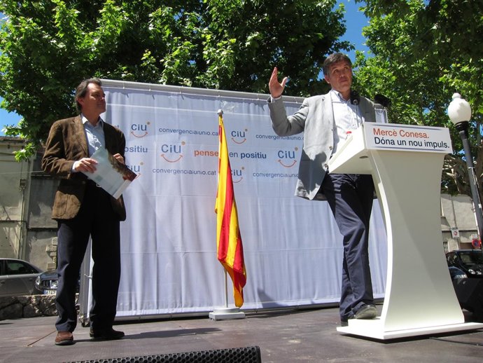 L.Recoder Y A.Mas En Sant Cugat (Barcelona)