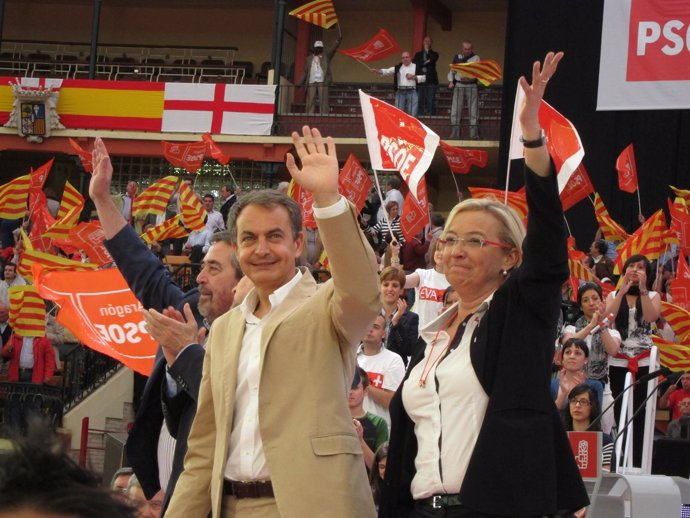 Zapatero Con Eva Almunia