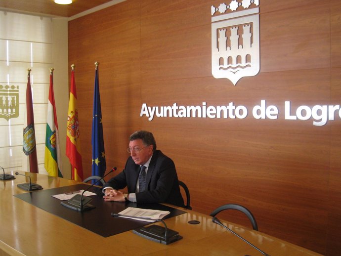El alcalde de Logroño, Tomás Santos