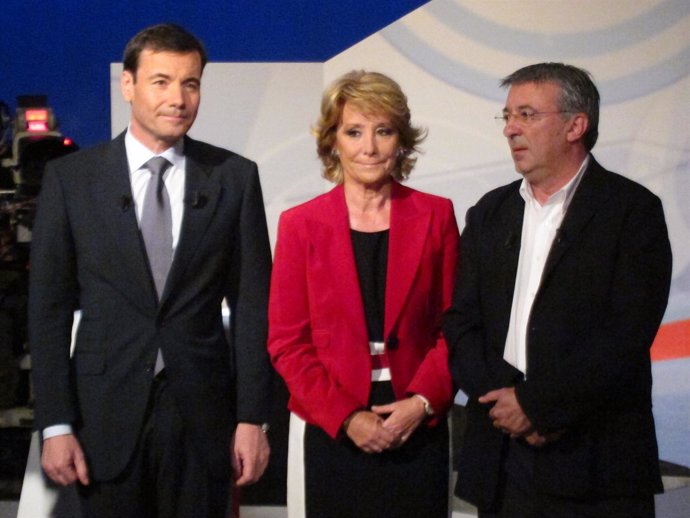 Gómez, Aguirre Y Gordo En El Debate De Telemadrid