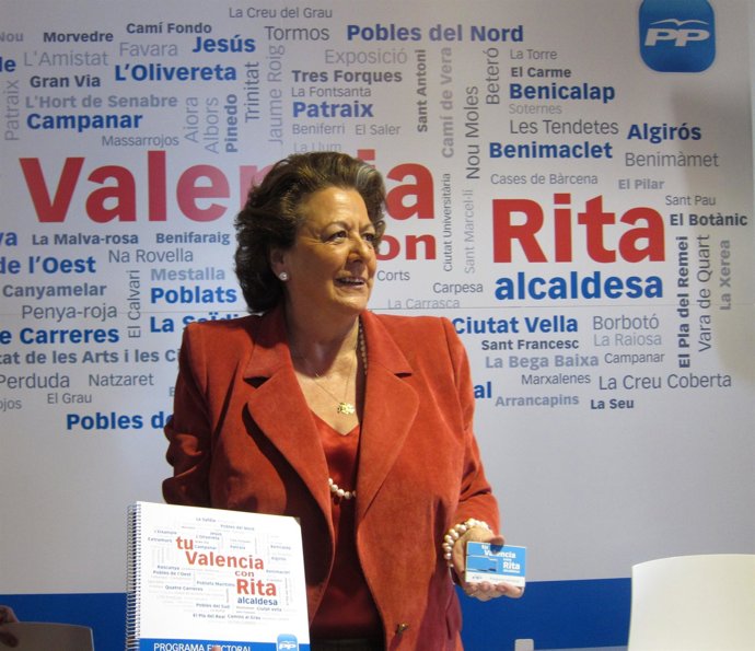 Barberá Muestra Su Programa Electoral Para El 22 De Mayo