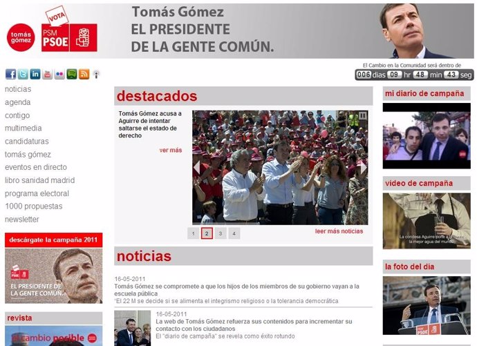 Nueva Web De Tomás Gómez