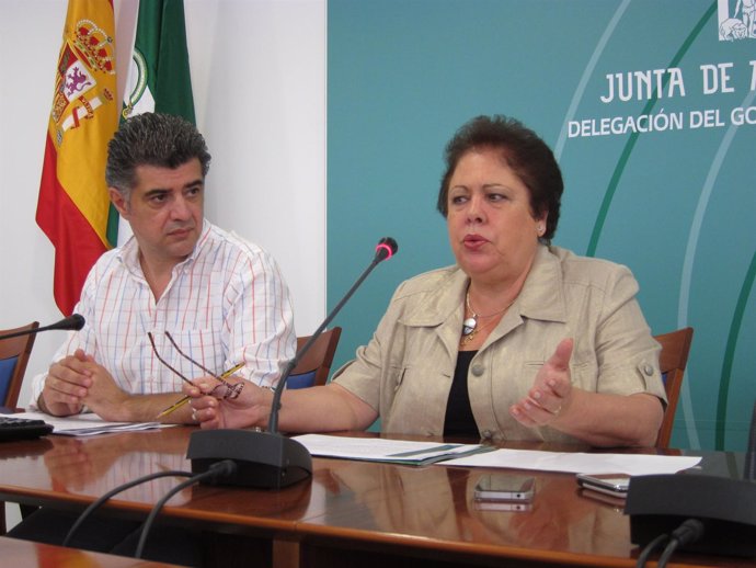 La Delegada De Educación En Huelva, Antonia Cascales. 