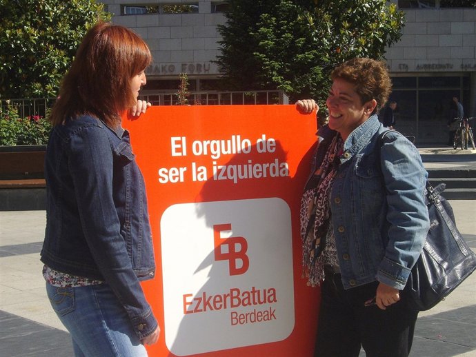 La Candidata De EB A Diputada General, Nerea Gálvez.