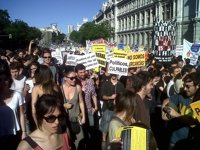 Pasarán a disposición judicial este martes los detenidos tras los altercados de la manifestación del domingo