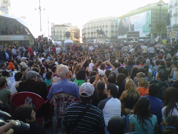Sentada Este Lunes En Puerta Del Sol