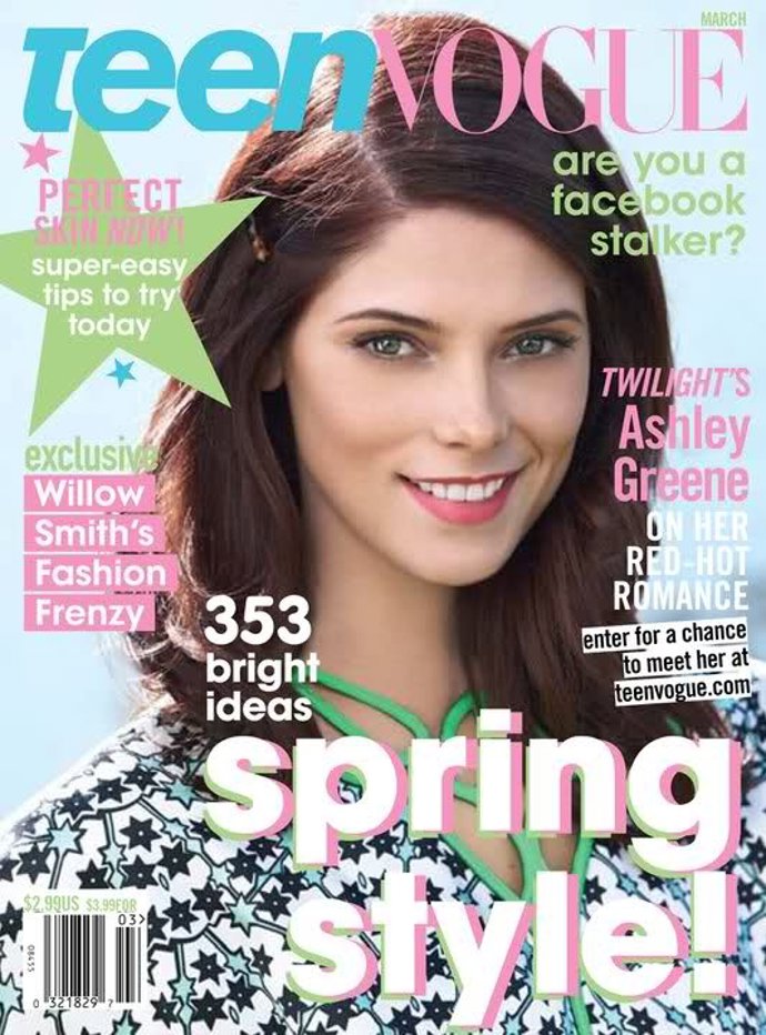 Ashley Greene para la revista Teen Vogue