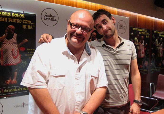 Manolo Medina (I) Y Rodrigo Ponce De León, Actores De 'Dos Hombres Solos...'