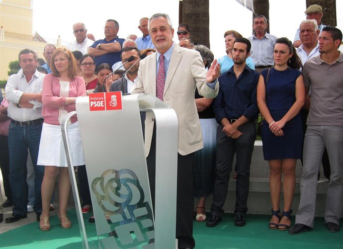 Griñán, Hoy En Un Acto En Cabezas De San Juan (Cádiz)