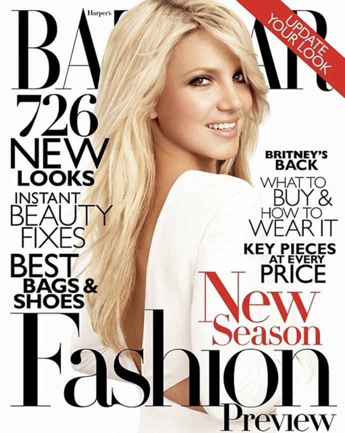 Britney Spears En La Portada De Bazaar
