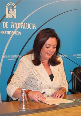 La Consejera De Presidencia, Mar Moreno, En Rueda De Prensa Tras Consejo De Gobi