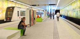 Andén De La Estación De Benimàmet De Metrovalencia