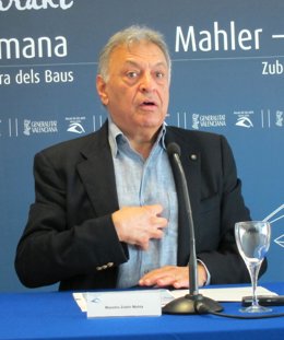 El Director De Orquesta Y Del Festival Del Mediterrani, Zubin Mehta