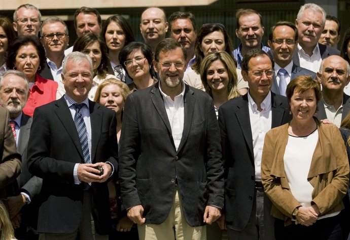 MARIANO RAJOY CON CANDIDATOS MURCIA