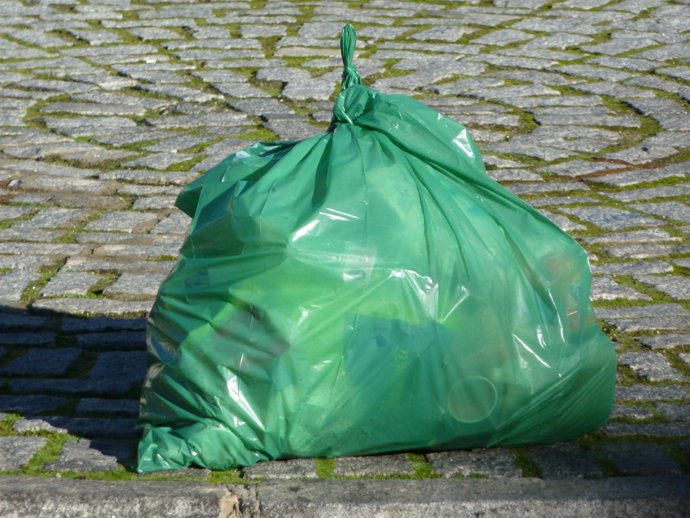 bolsa de basura limpieza urbana