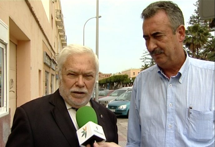 Gabriel Díaz Berbel, Junto Al Expresidente De Melilla