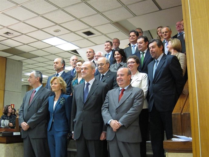 Gerardo Camps, Elena Salgado Y Manuel Chaves, Entre Otros, En El CPFF