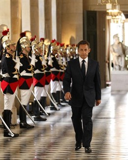 El presidente de Francia, Nicolás Sarkozy