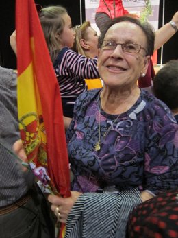 Braulia En Un Mitin De Barreda