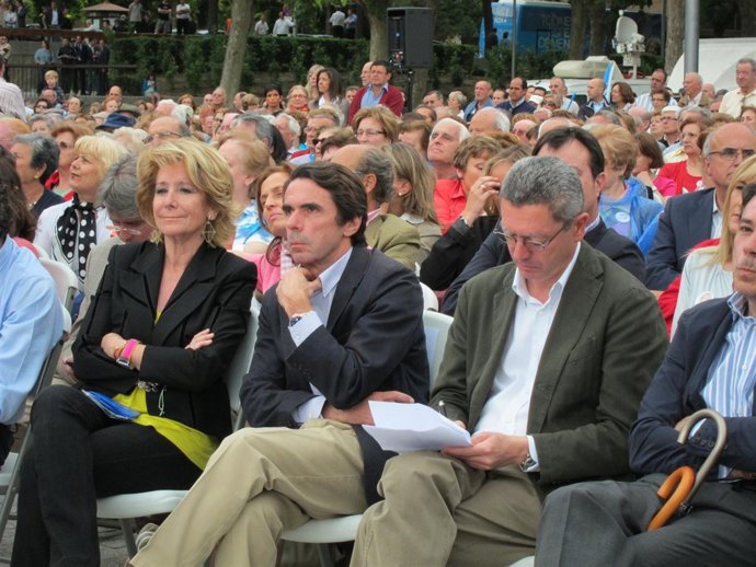 Aguirre, Aznar Y Gallardón En Arganzuela