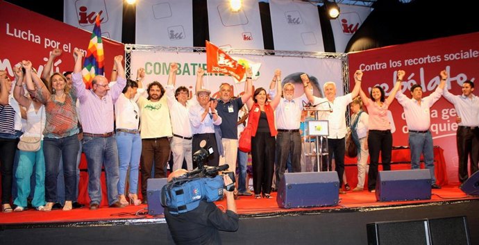 Mitin De IU En El Muelle De La Sal