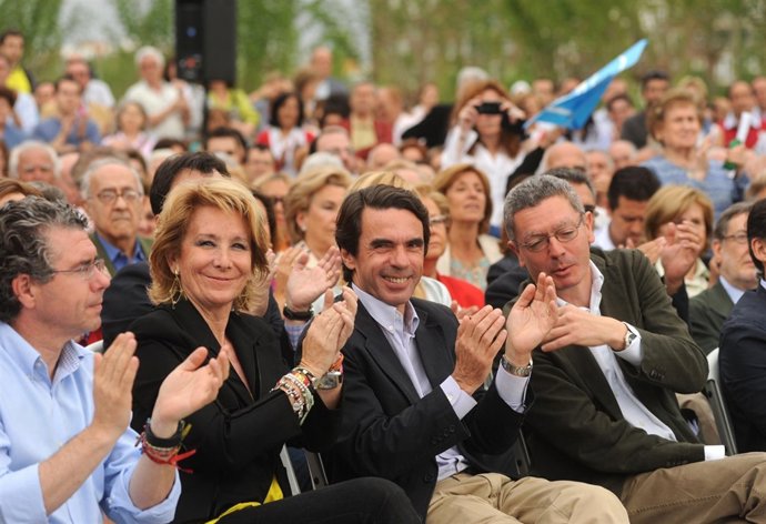 Aznar En Un Mitin En Madrid