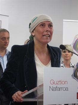 La Candidata De Nabai Uxue Barkos.