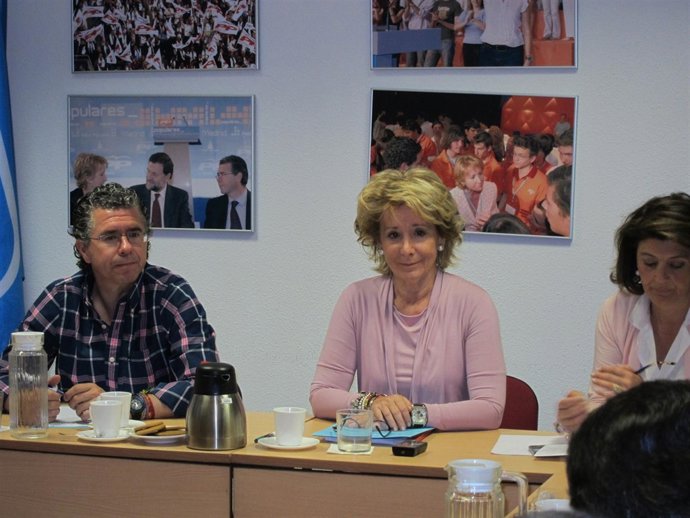 Aguirre En El Comité De Dirección Del PP De Madrid