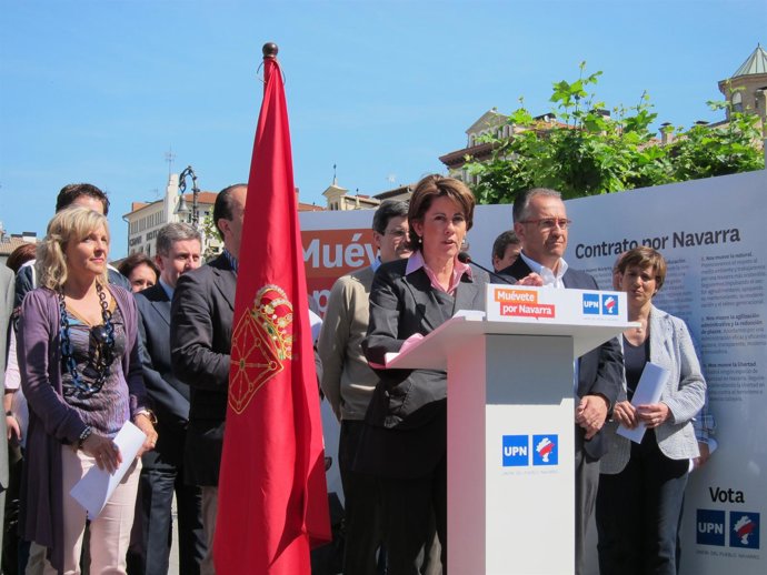 Intervención De Yolanda Barcina En Un Acto Político De UPN.