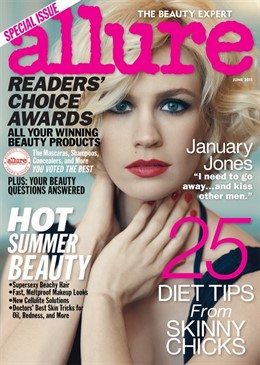 La Actriz January Jones Para La Revista 'Allure', Junio 2011