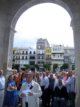 Juan Ignacio Zoido (PP), Durante Un Acto En El Arquillo De Plaza Nueva