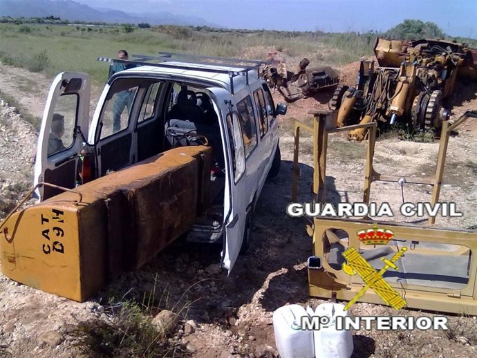 Retroexcavadora Sustraída