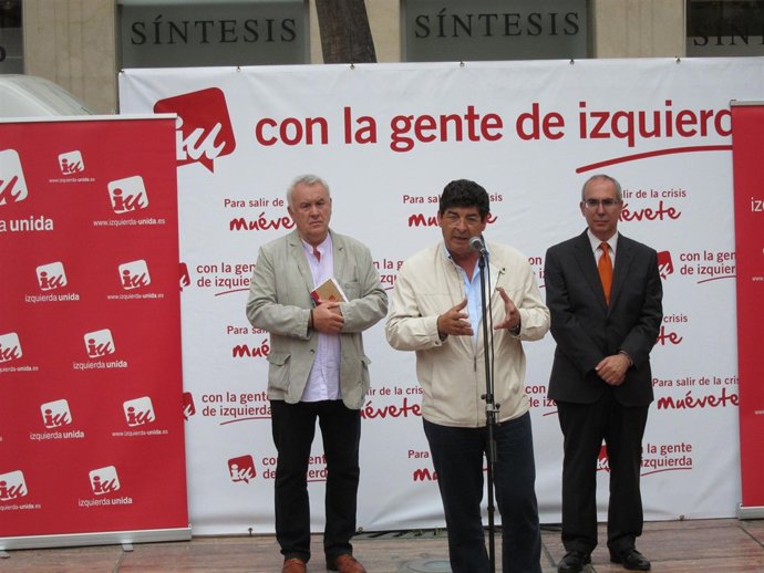 Diego Valderas (IU) Interviene En Un Acto Público De Campaña