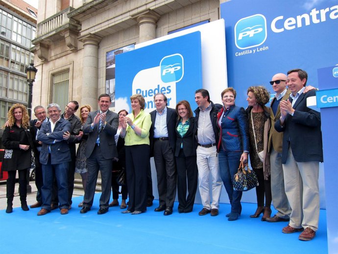 Clausura Del Acto De Campaña Del PP En Soria