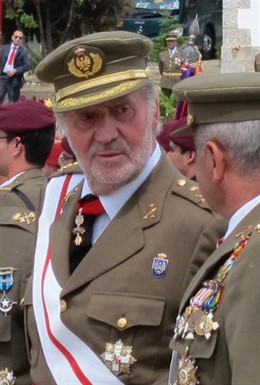 El Rey En La Academia De Ingenieros De Hoyo De Manzanares