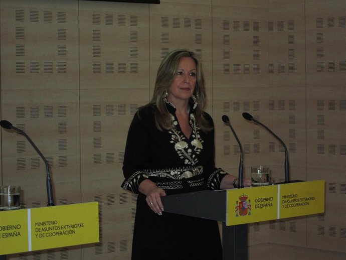 La ministra de Asuntos Exteriores y de Cooperación, Trinidad Jiménez