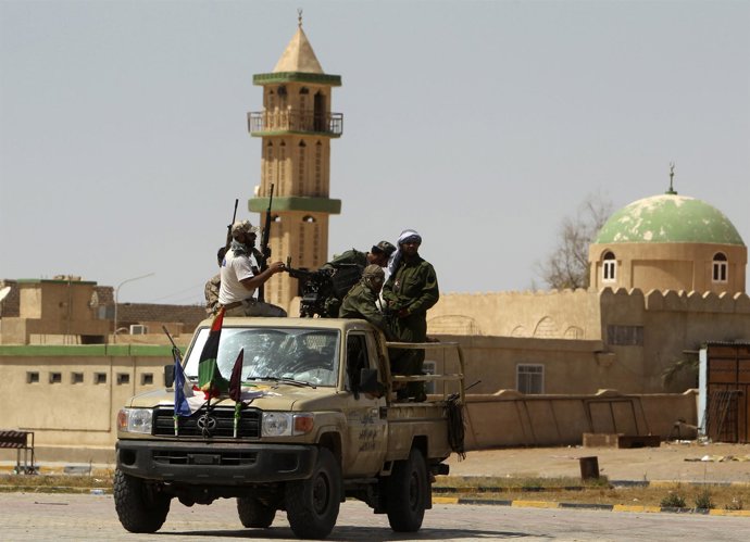 Rebeldes Libios En Ajdabiyah 