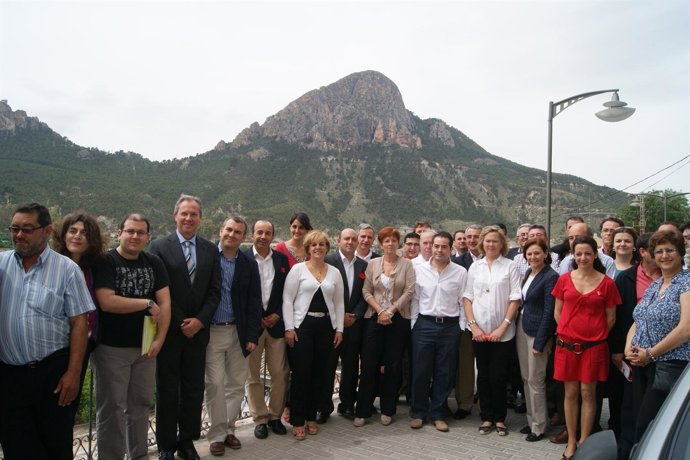 La Candidata A La Presidencia  Por El PSRM, Begoña García Retegui, En Cieza