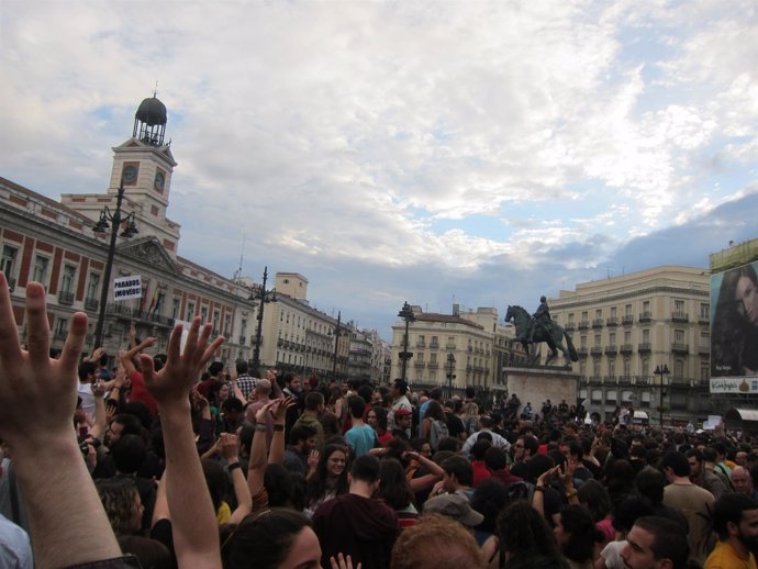 Manifestación 15M En Sol