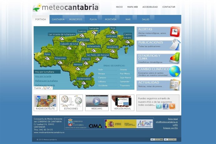 Web Meteocantabria
