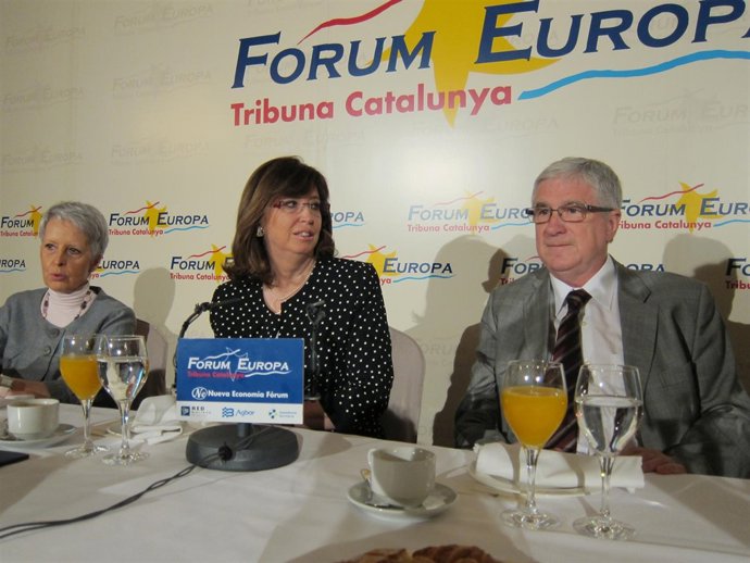 La Consellera De Enseñanza, Irene Rigau