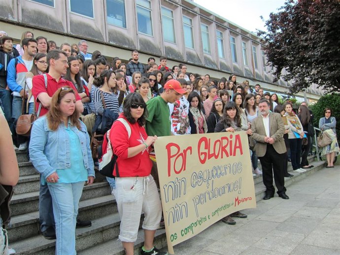 Concentración Gloria García Magisterio