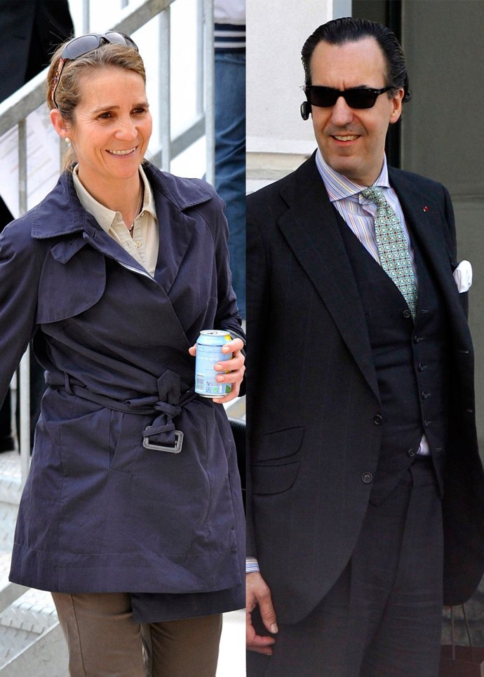 Montaje De La Infanta Elena Y Jaime De Marichalar 
