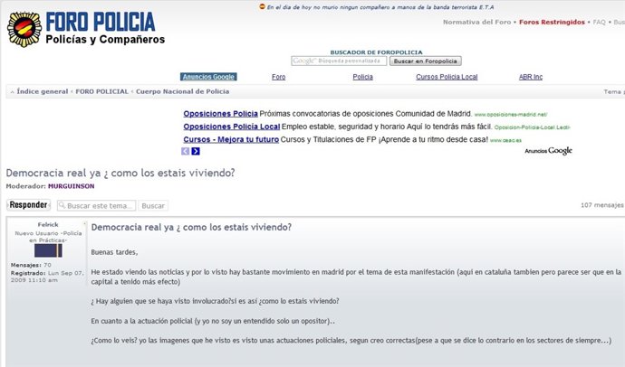 Foro Policía Nacional