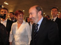 Rubalcaba pide el esfuerzo de todos para que Lorca no quede en el olvido